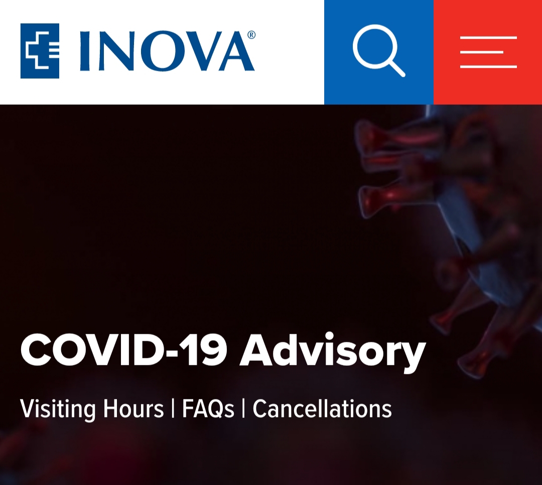 Inova Fairfax Women�s Hospital Visitor Restrictions